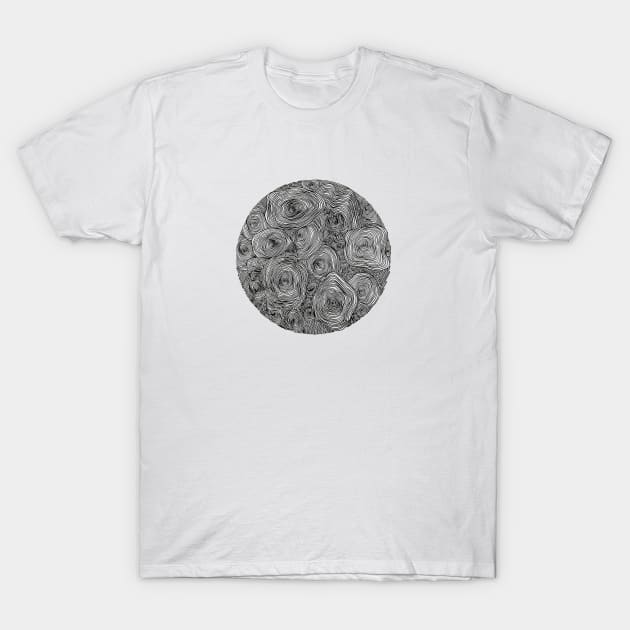 Manymoons T-Shirt by Ava Ray Doodles